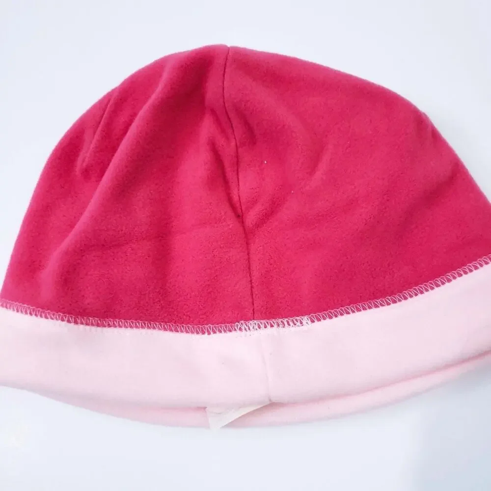 NEW Lands End Fleece Hat Beanie Kids Pink SIze Large Girls Winter Soft